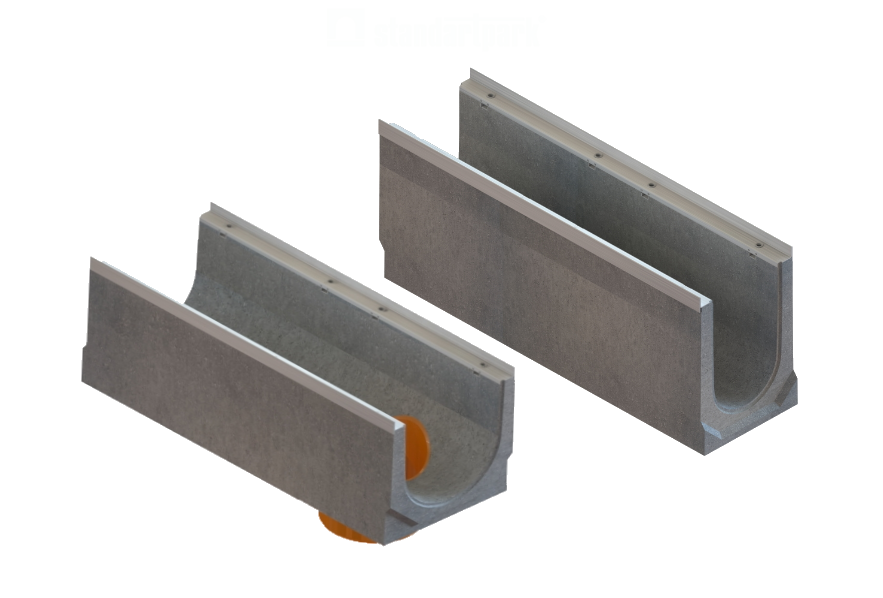 Лотки бетонные BetoMax DN300