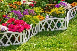 Садовое ограждение «Арка» (цвет белый), рис. 1