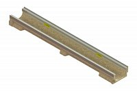 Лоток водоотводный полимербетонный CompoMax Basic DN100 h80, рис. 2