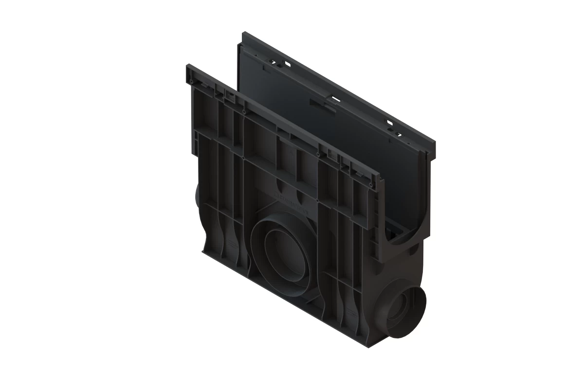 Пескоуловитель PolyMax Basic DN100 высокий борт, рис. 1