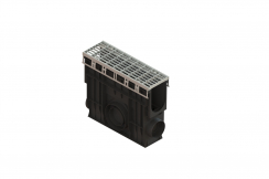 Пескоуловитель пластиковый PolyMax Drive DN100 H400 с решеткой ячеистой ОС кл. А15 (к-т), рис. 1