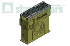 Пескоуловитель CompoMax Drive ПУ-10.16.50–П полимербетоный с решеткой щелевой чугунной ВЧ кл.D (комплект)  070871334, рис. 1