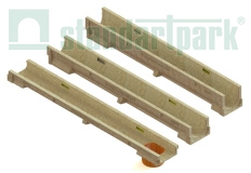 Лотки полимербетонные Basic DN100