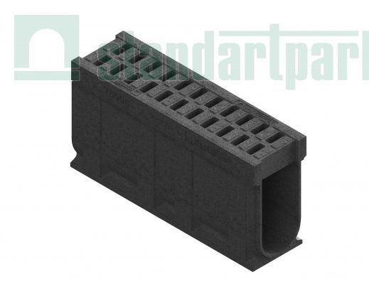 Блок монолитный водоотводной CompoMax полимербетонный кл. F900 75906