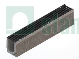 Лоток водоотводный DN100 комплект Drive с решеткой кл.C, каскадами высоты H230-120 и шагом 5 мм, рис. 1 Лоток водоотводный DN100 комплект Drive с решеткой кл.C, каскадами высоты H230-120 и шагом 5 мм, рис. 1