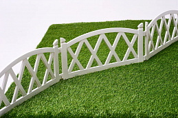 Садовое ограждение «Арка» (цвет белый), рис. 2