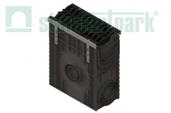 Пескоуловитель сборный PolyMax Drive пластиковый с решеткой "шина" чугунной кл. E600 (к-т) 0858007355
