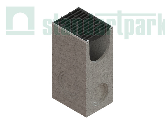 Пескоуловитель BetoMax DN300 бетонный стальная насадка с защелкой с решеткой щелевой чугунной дорожной ВЧДЗ5 кл.Е (к-т)