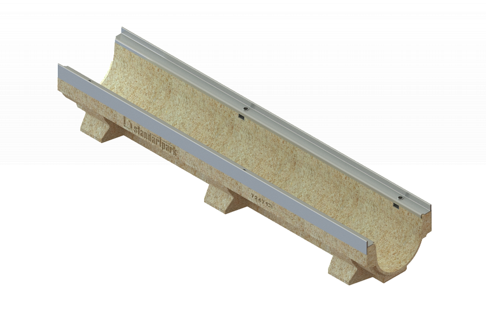 Лоток водоотводный полимербетонный CompoMax Drive DN150 h160