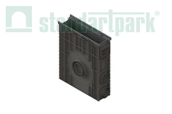 Пескоуловитель сборный пластковый PolyMax Basic DN100 h600 высокий борт