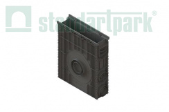 Пескоуловитель сборный пластковый PolyMax Basic DN100 h600 высокий борт