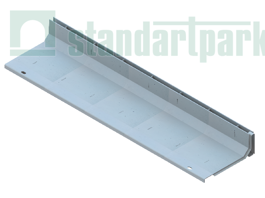 Щелевая насадка Slim Drain ТИП 2 L-образная DN200 кл. В125, С250