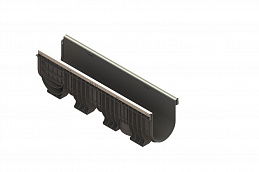 Лоток водоотводный пластиковый PolyMax Basic DN200 h300, рис. 2