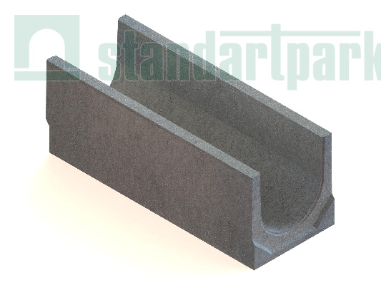 Лотки водоотводные бетонные BetoMax DN300 каскадные h225-575