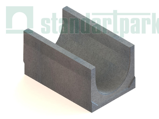 Лотки водоотводные бетонные BetoMax DN500 каскадные h395-555
