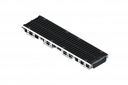 Лоток водоотводный пластиковый PolyMax Drive DN200 с решеткой щелевой чугунной ВЧ кл.D400 (к-т), рис. 2