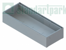 Щелевая насадка Slim Drain ревизионная ТИП 2 L-образная DN150 кл. В125, С250