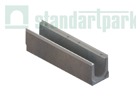 Лотки водоотводные бетонные BetoMax DN160 с внутренним уклоном h185-h310 под решетку кл. Е,F