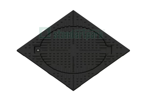 Люк ВЧ тип Т с квадратным корпусом С250, рис. 1