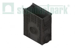 Пескоуловитель сборный PolyMax Basic DN200 h600 с высоким бортом, рис. 1
