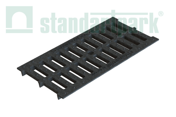 Решетка водоприемная Basic DN200 чугунная щелевая кл. С250