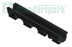 Лоток водоотводный пластиковый PolyMax Basic DN100 h155