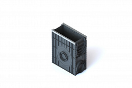 Пескоуловитель PolyMax Basic DN200 h600 с низким бортом, рис. 2