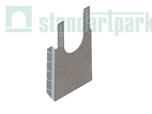 Переходник каскадный стальной для пескоуловителя бетонного 61048-D