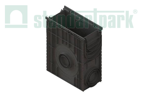 Пескоуловитель сборный PolyMax Basic DN200 h600 с высоким бортом