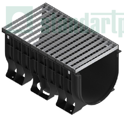 Лоток PolyMax пластиковый с решеткой ячеистой оцинкованной кл. А15 (к-т) 08900121.96