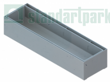 Щелевая насадка Slim Drain ревизионная ТИП 2 L-образная DN100 кл. В125, С250