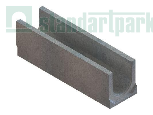 Лотки водоотводные бетонные BetoMax DN200 уклонные h155-575