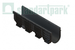 Лоток водоотводный пластиковый PolyMax Basic DN200 h300