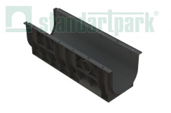 Лоток водоотводный пластиковый PolyMax Basic DN300 h354