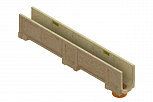 Лоток водоотводный полимербетонный CompoMax Basic DN100 h200