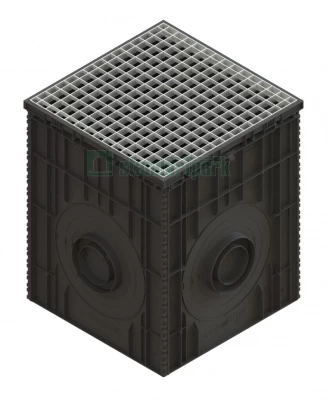 Дождеприемный колодец сборный PolyMax Basic 500х500 с высоким бортом