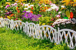 Садовое ограждение «Арка» (цвет белый), рис. 2