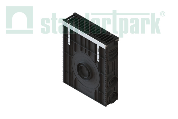 Пескоуловитель сборный PolyMax Drive DN100 с решеткой «щель» чугунной кл. С250 (к-т)