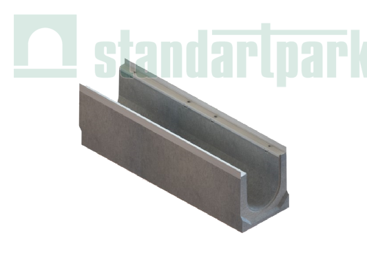 Лоток водоотводный бетонный BetoMax DN200 H33 кл.D,Е,F