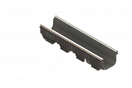 Лоток водоотводный пластиковый PolyMax Basic DN200 h200, рис. 2