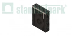 Пескоуловитель PolyMax Drive DN100 на защелках с решеткой "щель" ВЧ кл.D400 (к-т), рис. 1