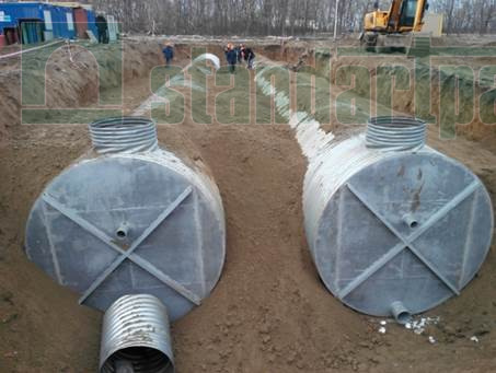 Емкости стальные спиральновитые оцинкованные