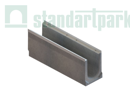Лоток водоотводный бетонный BetoMax DN200 H43 кл.D,Е,F