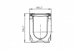 Лоток водоотводный PolyMax Drive пластиковый с решеткой щелевой чугунной ВЧ кл.С (комплект) 0804033-М