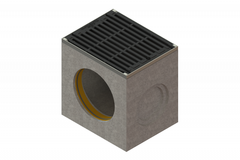 Дождеприемный колодец с решеткой BetoMax (комплект) C250 ДК-50.64.65