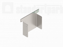 Торцевая крышка к лотку Steel Lite для плоских кровель