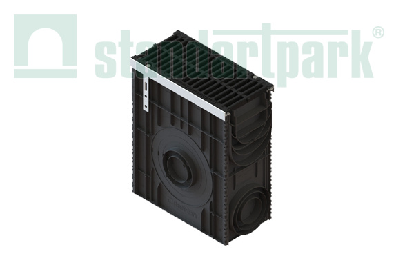 Пескоуловитель сборный PolyMax Drive пластиковый с решеткой "щель" чугунной кл.C250 (к-т) 08587107333