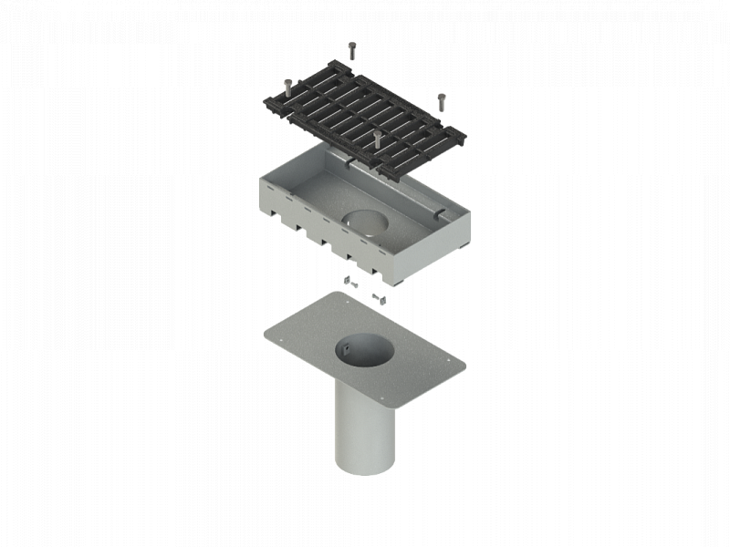 Трапы SteelMax DN200