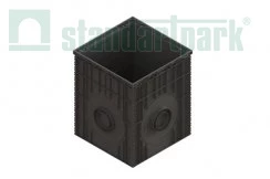 Дождеприемный колодец сборный PolyMax Basic 500х500 с высоким бортом, рис. 1