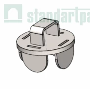 Заглушка ревизионного канала к лотку CompoMax DN400, рис. 1